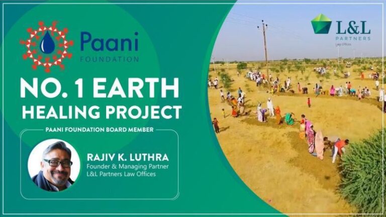The Paani Foundation - No. 1 Earth Healing Project - Luthra and Luthra