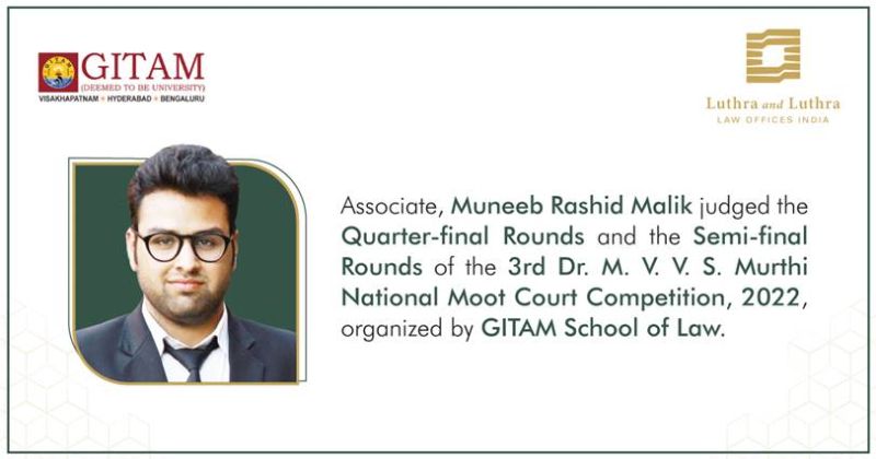 3rd Dr. M. V. V. S. Murthi National Moot Court Competition, 2022