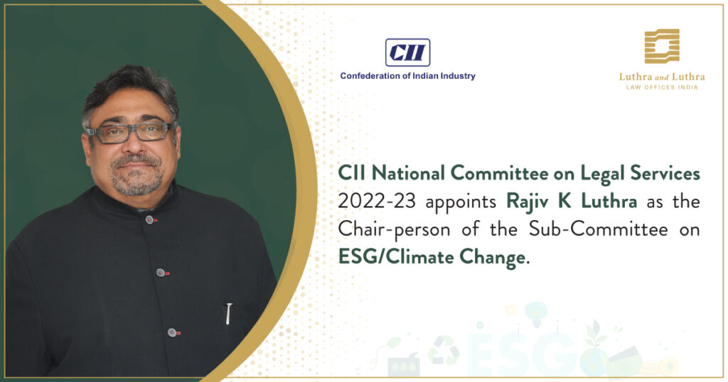Chair of the Sub-Committee on ESG/Climate Change