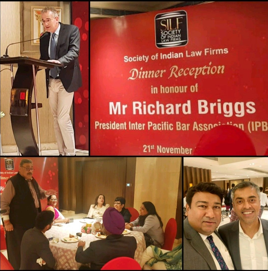 Dinner Reception hosted by SILF in honor of Richard Briggs, President of IPBA
