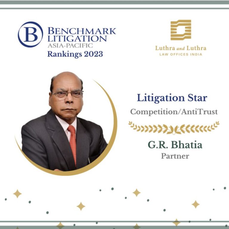 Benchmark Litigation 2023 rankings - Luthra and Luthra